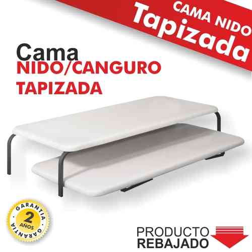 Cama Canguro/Nido Tapizada